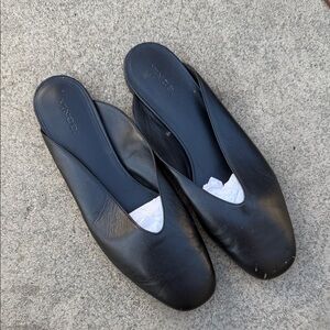 Vince Black Leather Men's Loafers